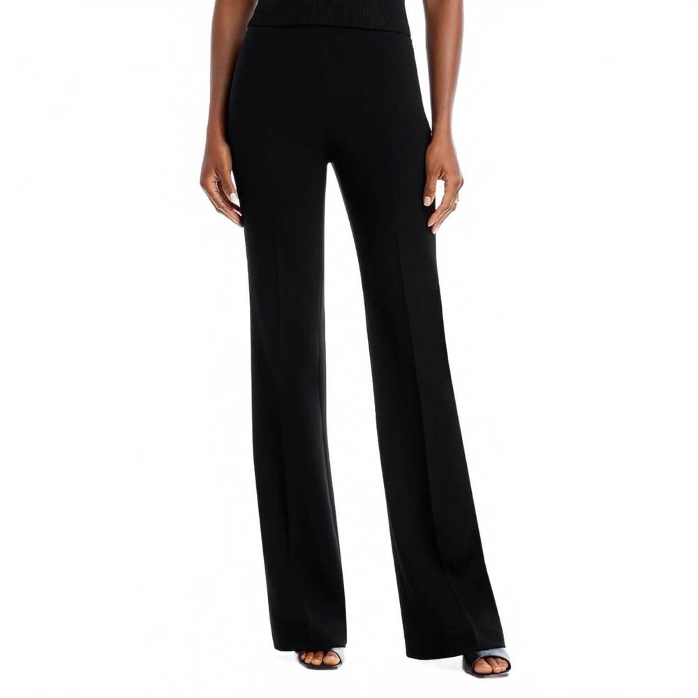 NEW THEORY demitria admiral crepe flared pants in black
